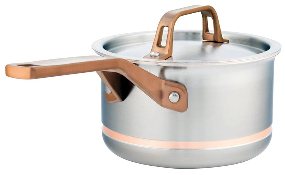 Meyer CopperClad 5-Ply Stainless Steel Saucepan with Lid